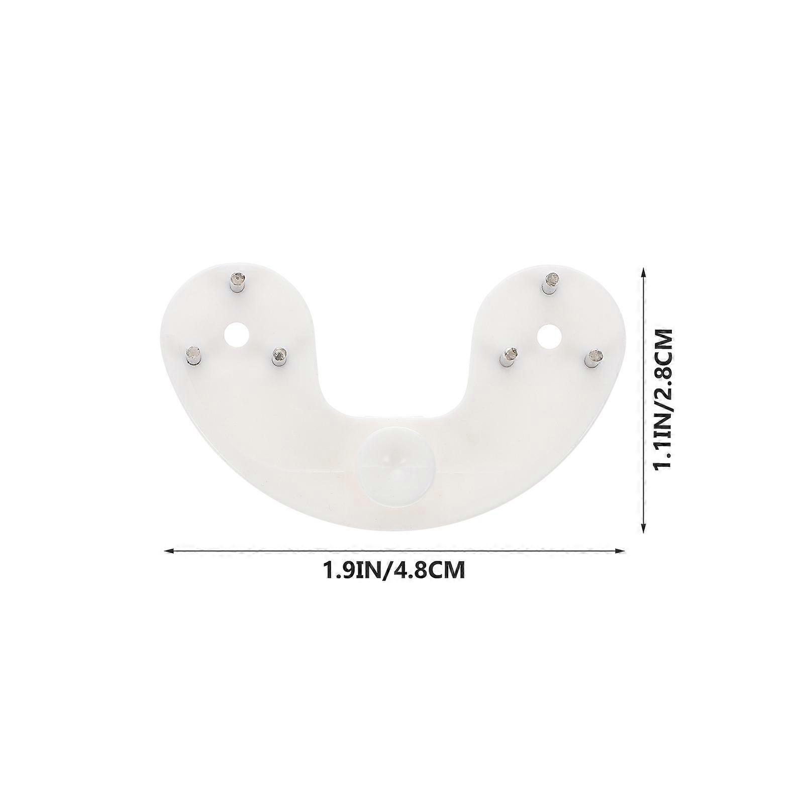 Wall Hooks for Concrete Hardwall Hangers General Users Wall Mount Hooks Abs White Hanging 50Set