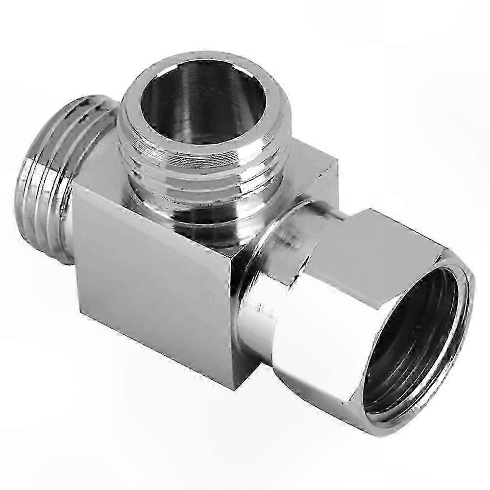 3-Way Shower Bidet Diverter Valve with Quick-Install Adapter Replacement for Water Flow Control