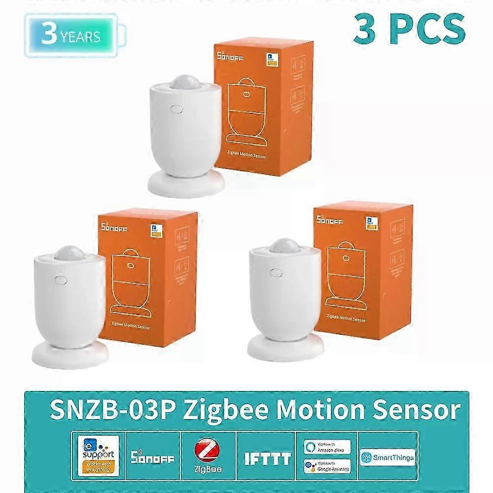 Sonoff Snzb-03p Snzb-03 Smart Zigbee Motion Sensor Light Detection Smart Home Security Work With Zbbridge-p Ewelink Alexa Google