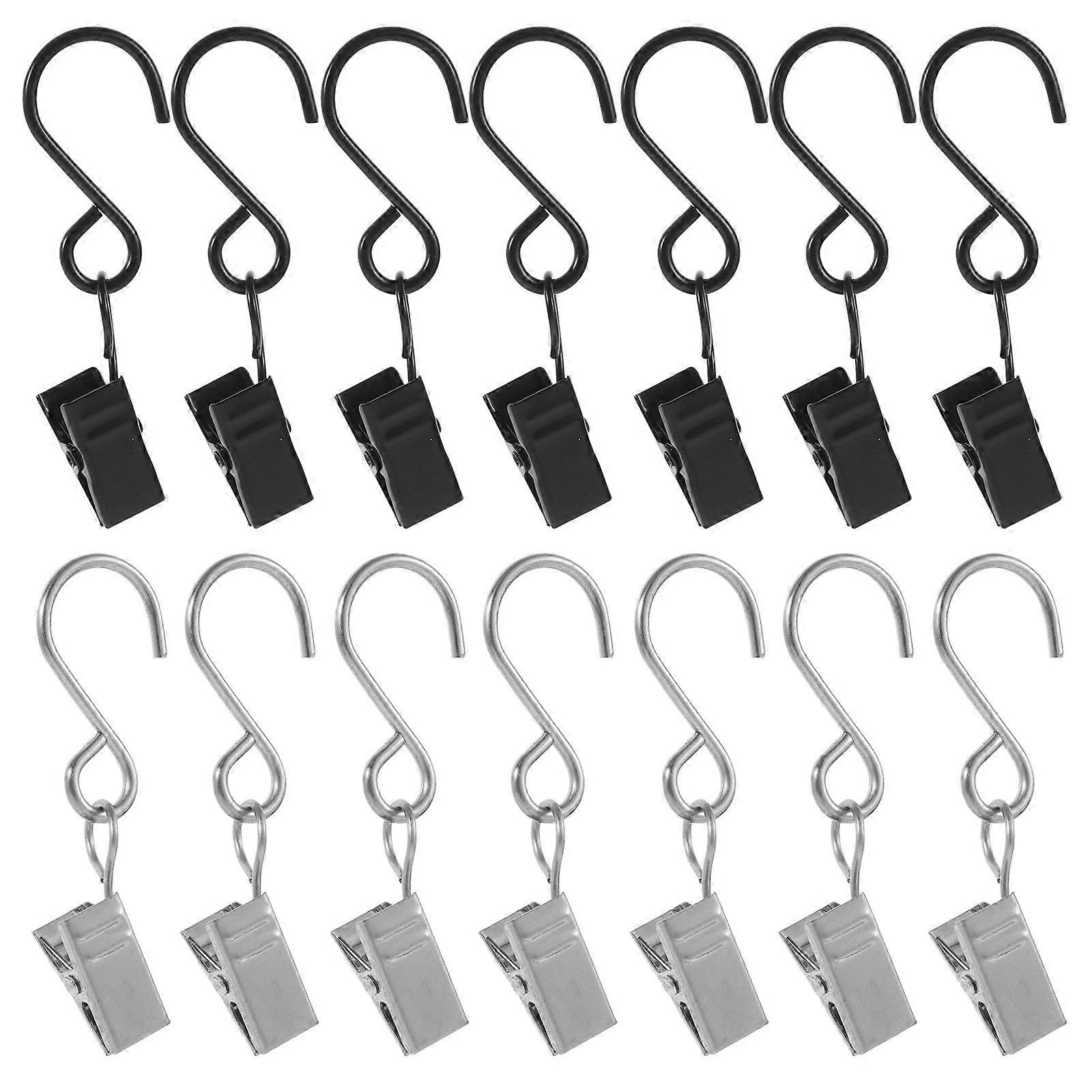 Hanging Curtain Clips Hooks 20Pcs Metal Curtain Hangers for Home Use