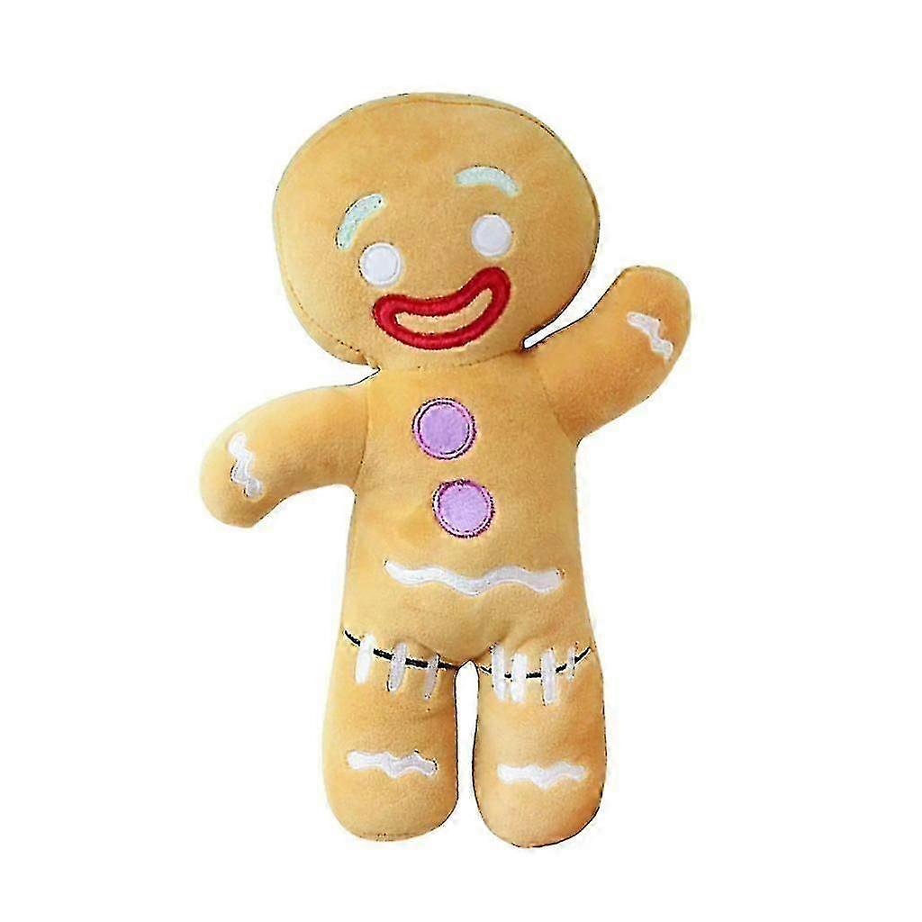 for Creative Funny Plush Toy Soft Gingerbread Man Stuffed Animal Hugging Pillow Lovely Back Cushion Child Bed Room Decor