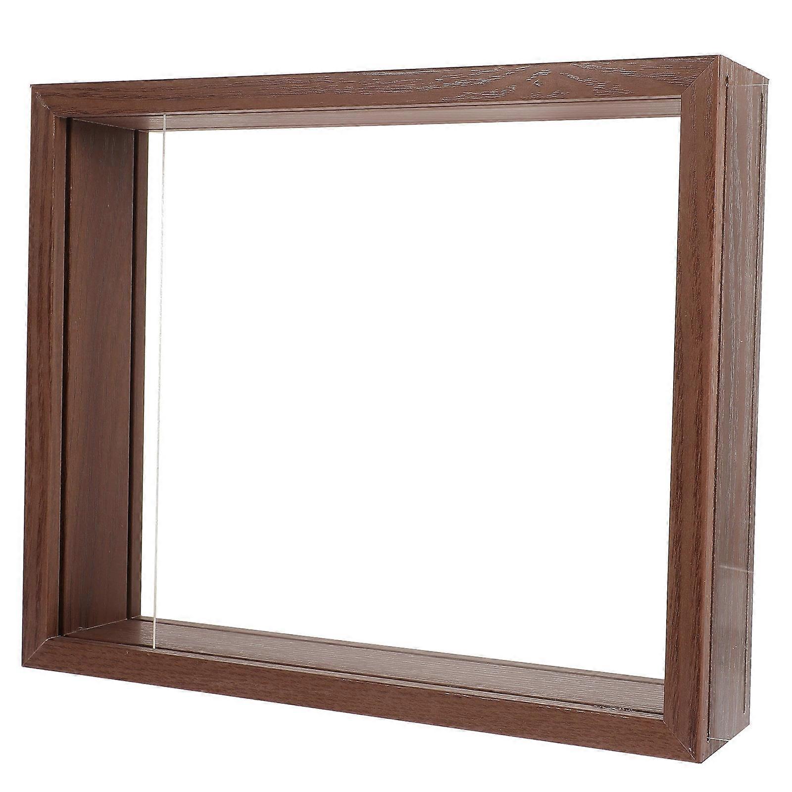 DIY Pressed Flower Display Frame for Decoration 2Pcs Wooden Specimen Frame