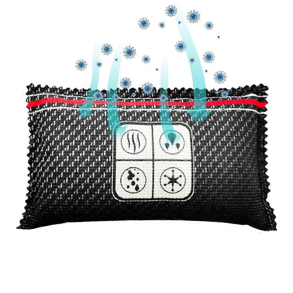 SunyaMood Car Dehumidifier Desiccant Dehumidifier Bag Reusable for Car (stripe silica gel)