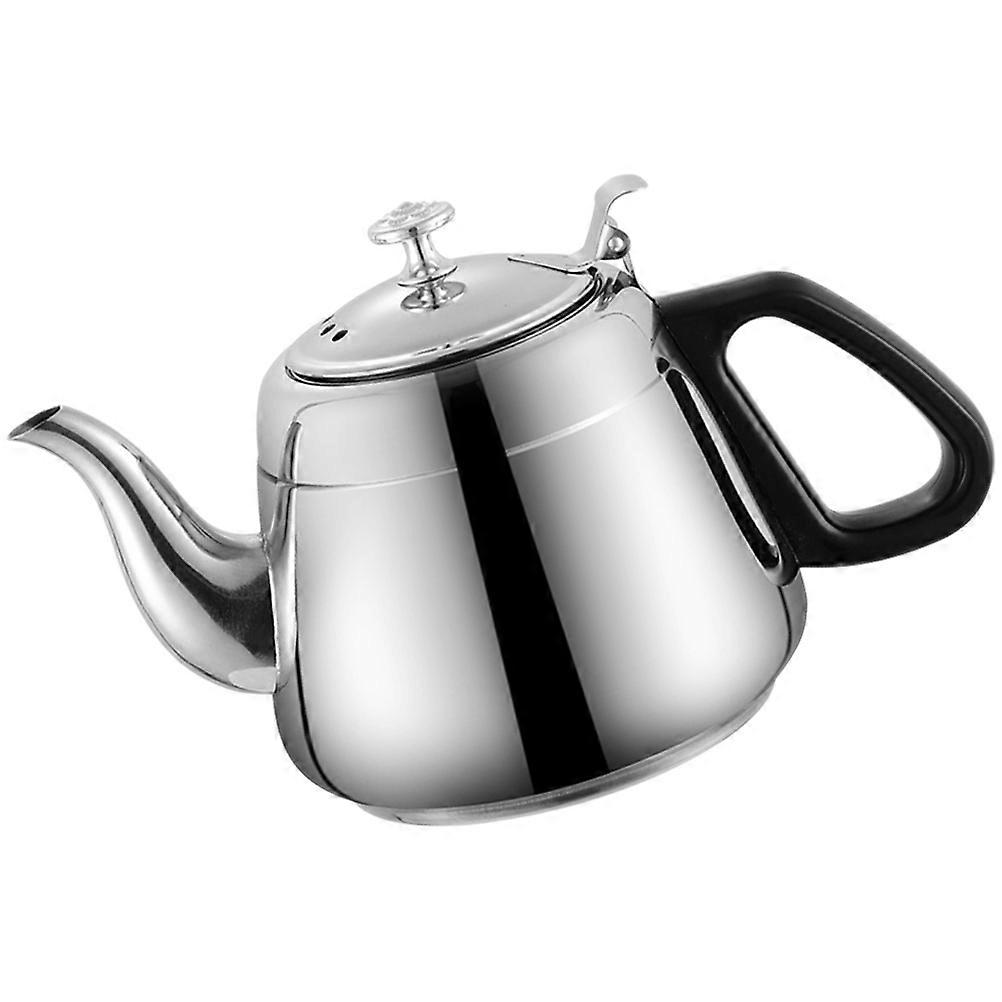 Induction Cooker Kettle Ideal For Daily Use By General Adults 5.1X8.7X4.3In Silver 2Pcs