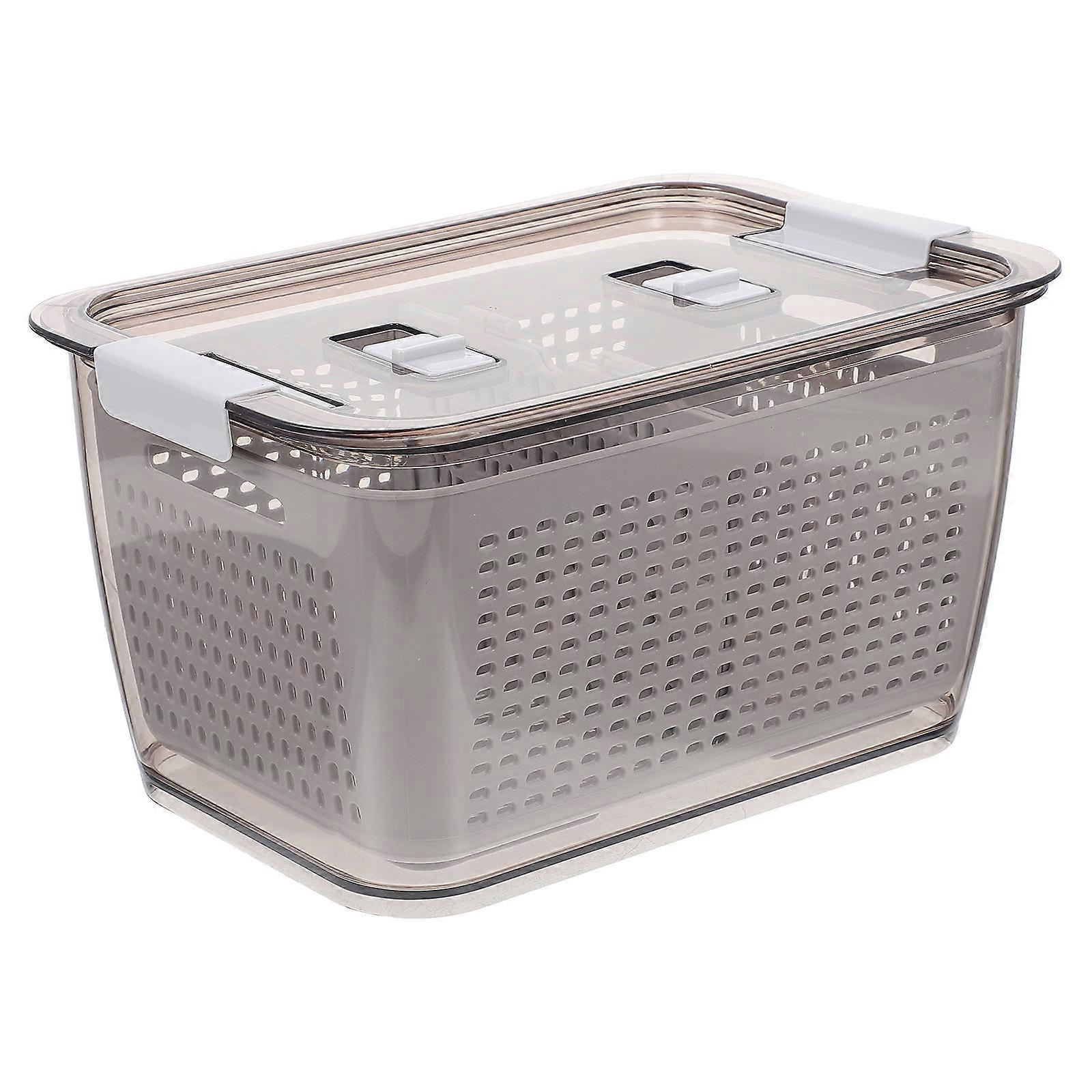 Preservation Box for Home Storage Draining Basket 1Pcs
