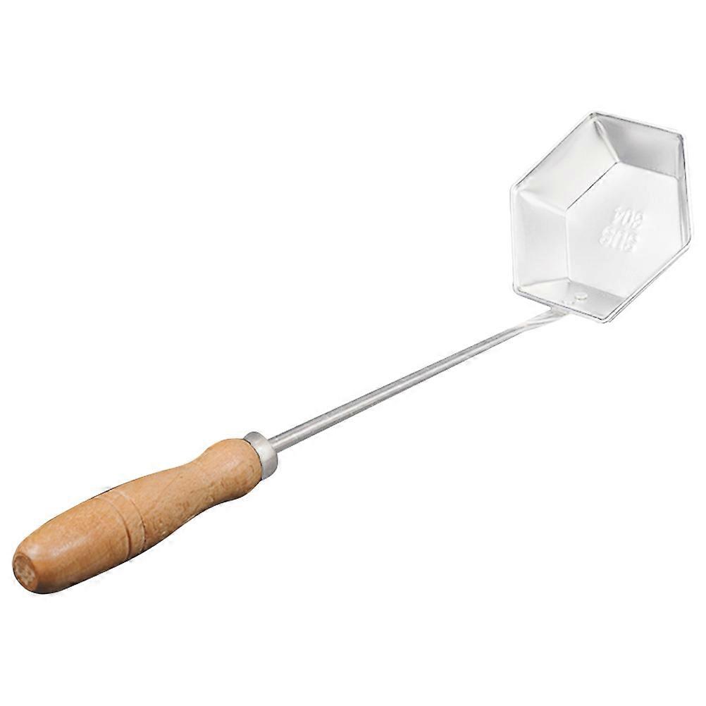 Multi-Functional Kitchen Spoon With Simple Texture Ideal For Frying And Cooking 2Pcs