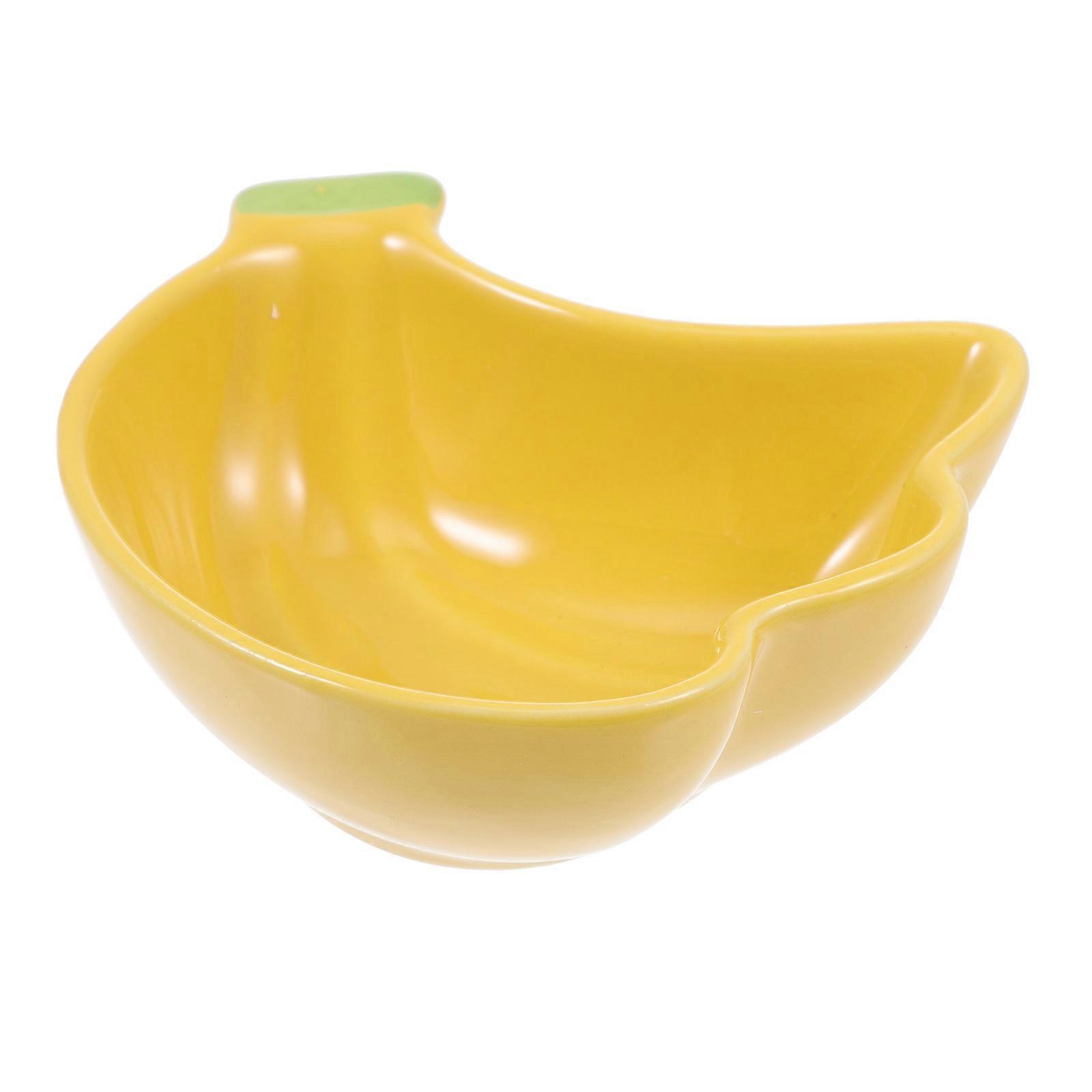 Ceramic Hamster Food Feeding Bowl for Small Pets 2Pcs Pack