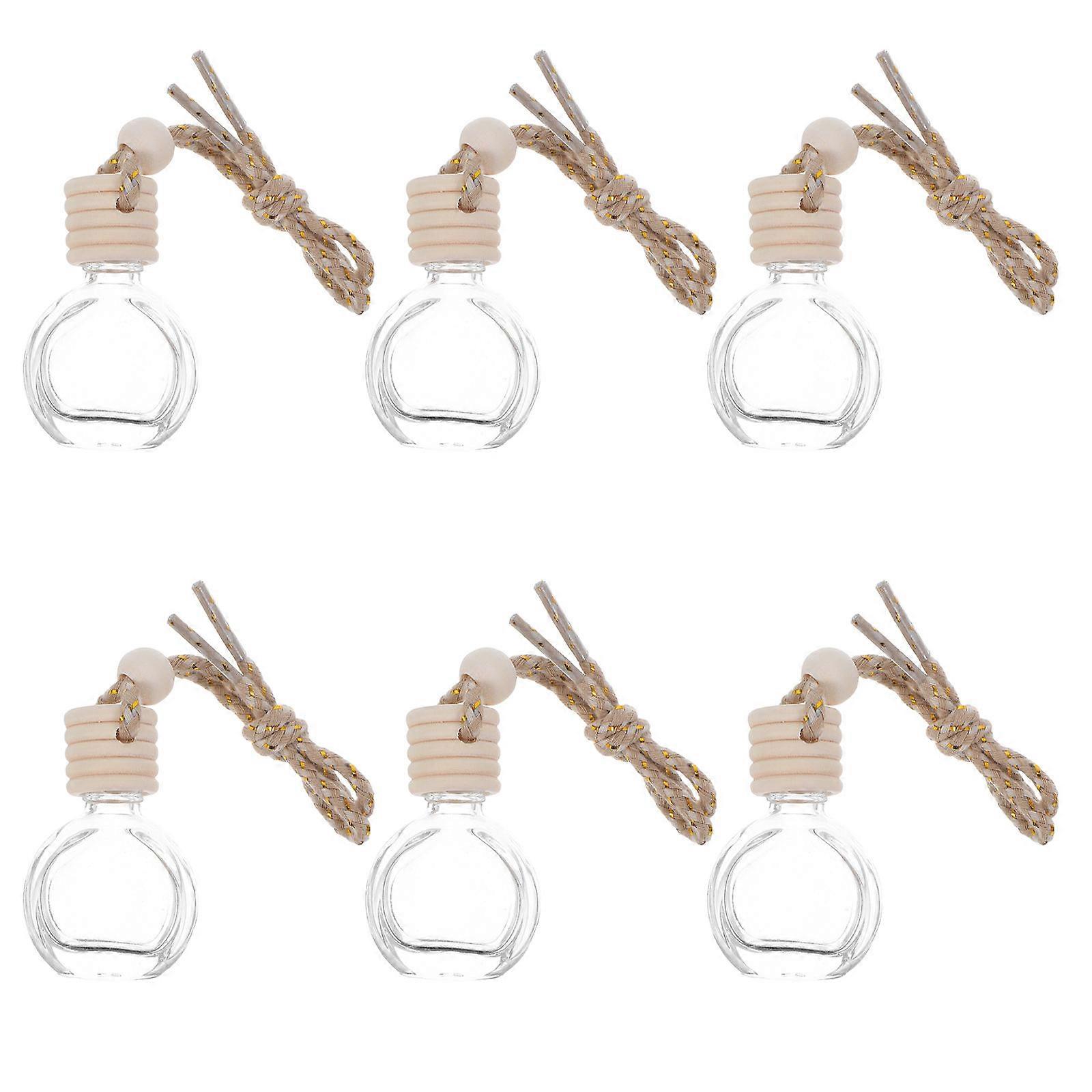 Hanging Transparent Perfume Bottle for Car Diffuser Decor 24Pcs