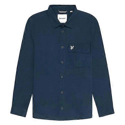 Lyle & Scott Mens Pocket Pleated Overshirt