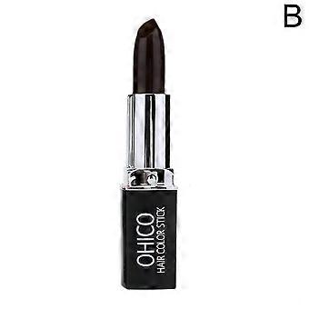 25-26 No. 2 Dark Brown (B)$Disposable temporary hair dye pen to cover gray hair lipstick-style hair dye cream temporary