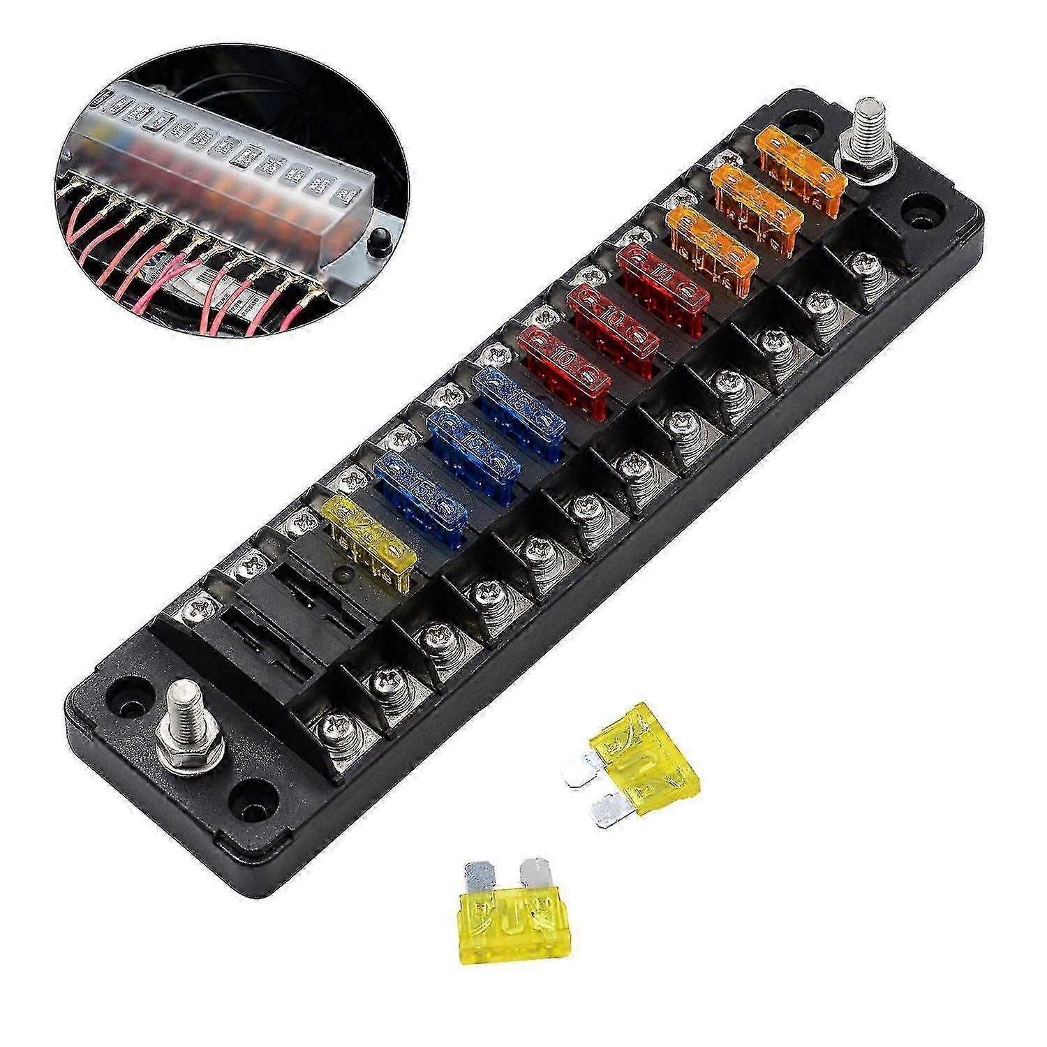 Fuse Block, Blade Fuse Box, Blade Fuse Holder, Fuse Box Holder