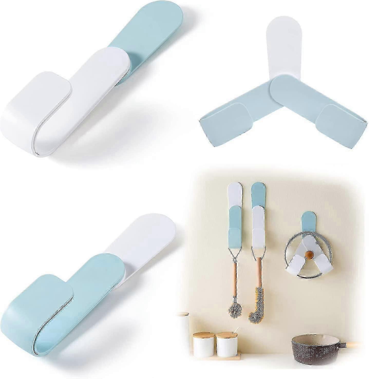 Support mural pour couvercles de casseroles, 3 pièces - Solutions de rangement pour couvercles de casseroles à utiliser dans les armoires