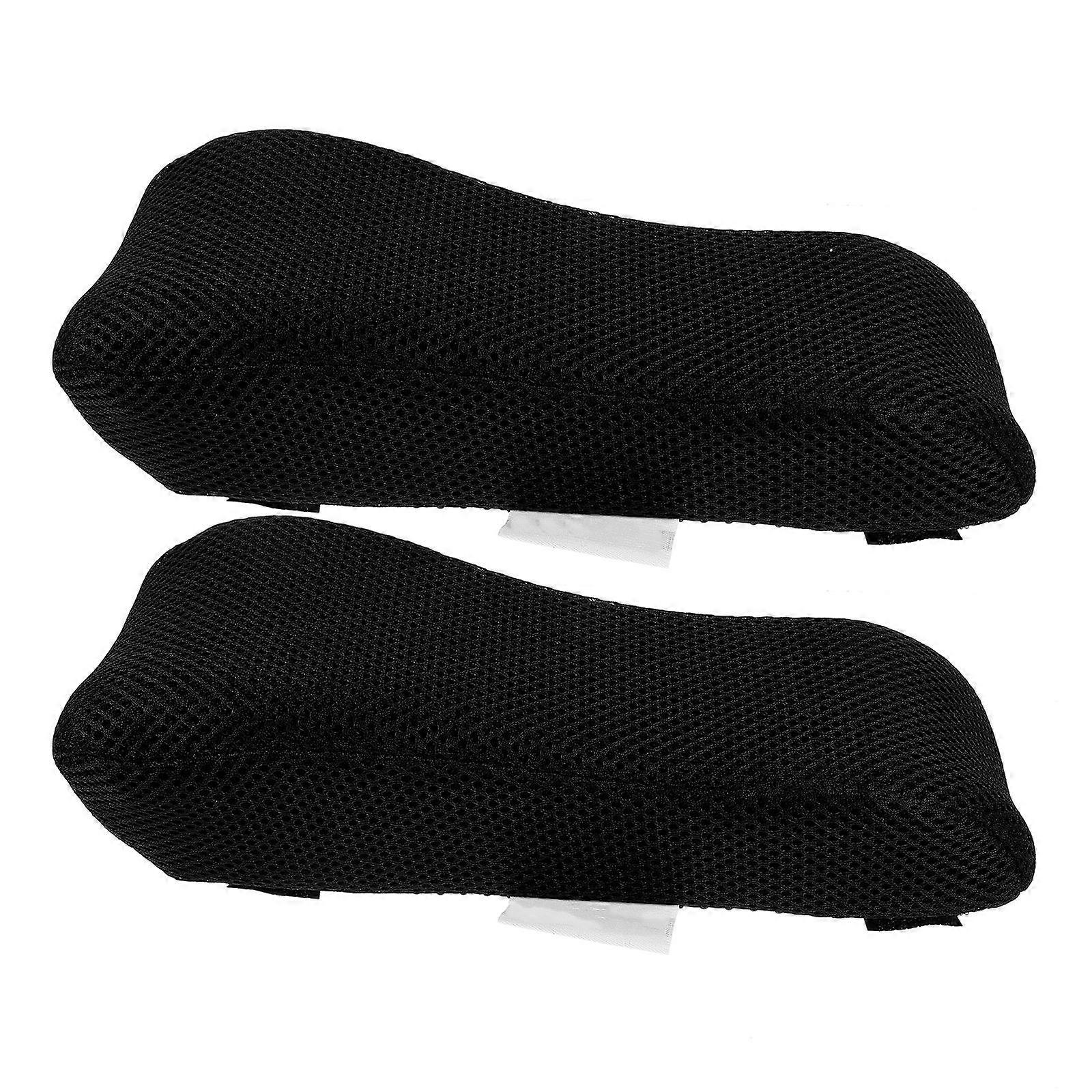 Office Chair Armrest Pad Height Adjustment Computer Chair Users Black Color Comfortable Cushion For Armrest 2Pcs