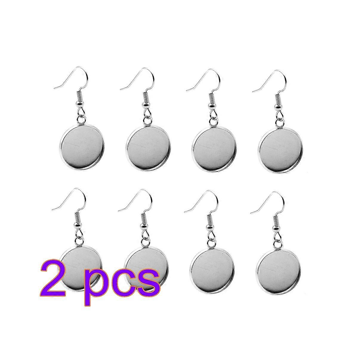 Earring Making Accessories Silver Wire Hooks for Jewelry Making 72Pcs Pack