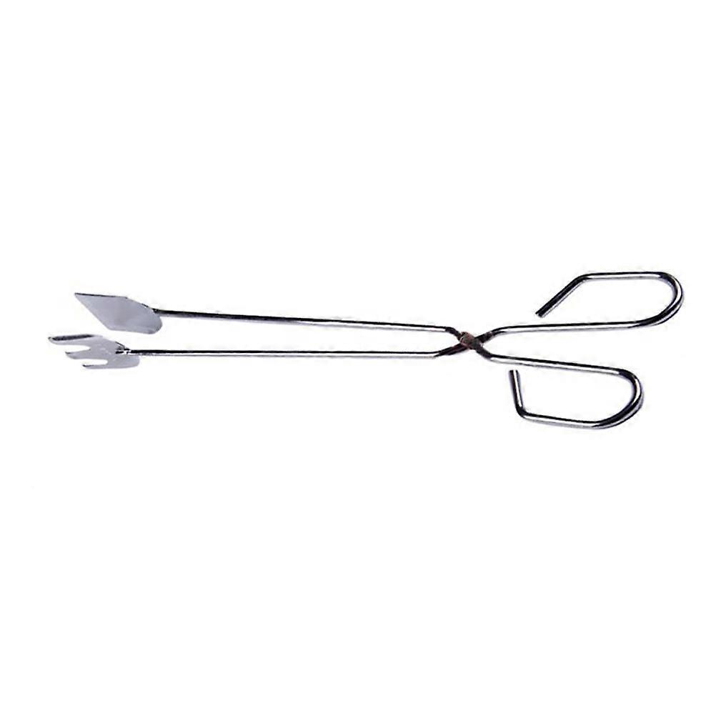 BBQ Tong 2Pcs Multifunctional Stainless Steel Clamp For Cooking And Buffet Service Featuring Durable Design And Round Tip Shape