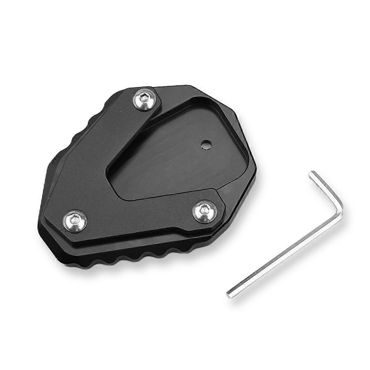 Motorcycle Kickstand Side Stand Enlarger Pad Black