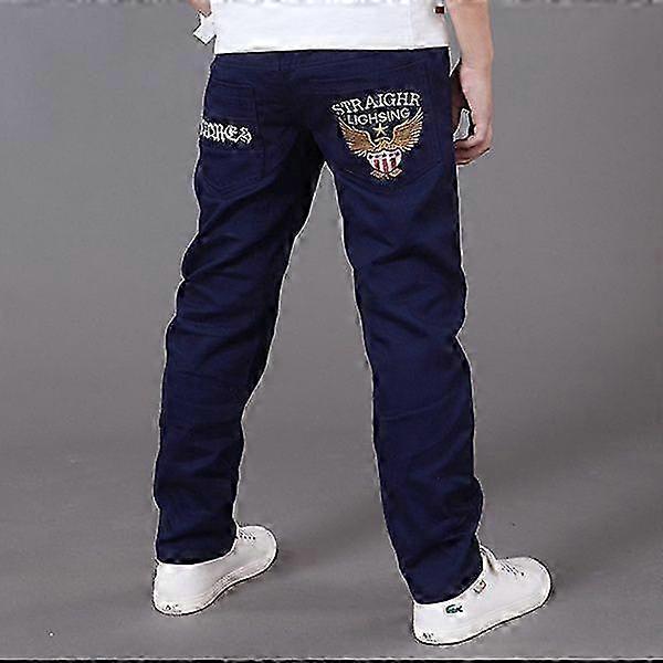 Boys Jeans 2022 Casual Spring Cotton Pantalon taille mi-extensible
