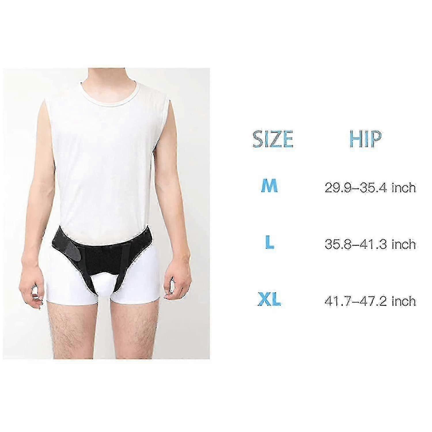 hernia belt for single or double inguinal support