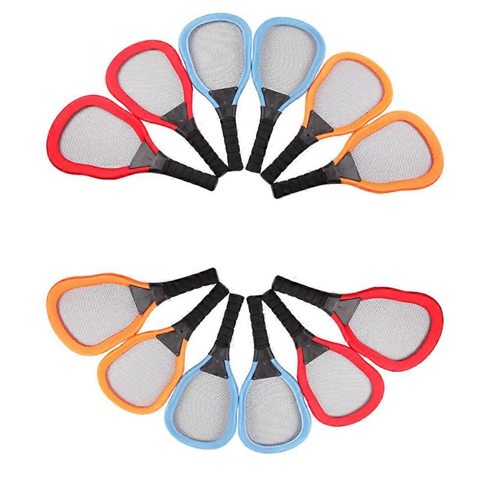 Children's Cloth Art Badminton Ball Racket for Kids with 5Pcs Red Set