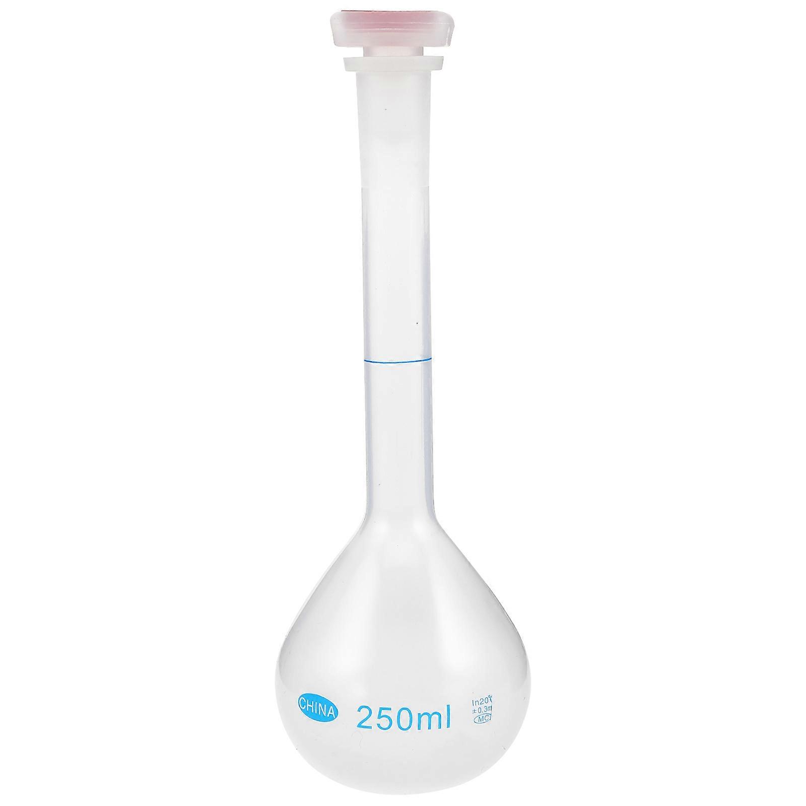 Chemical Measuring Flask High Neck Measuring Flask for Science Experiments 3Pcs