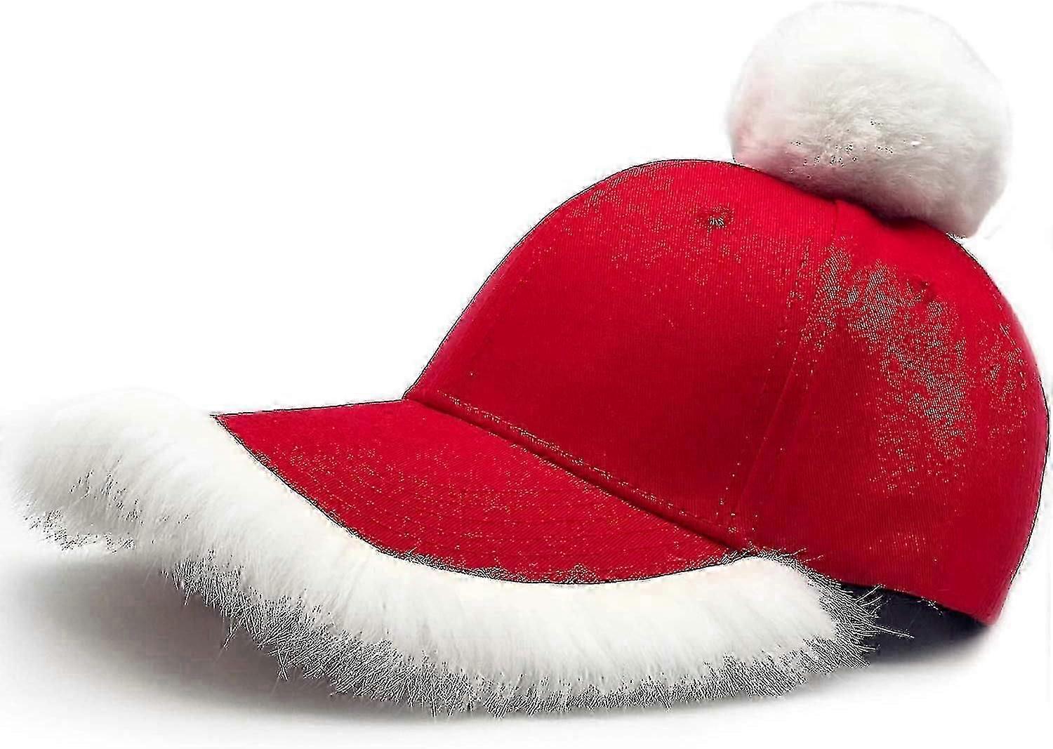 クリスマスサンタ野球帽!面白いクリスマス帽子調節可能なサンタコスチューム大人子供用子供用男性女性KFCケータリングシェフ