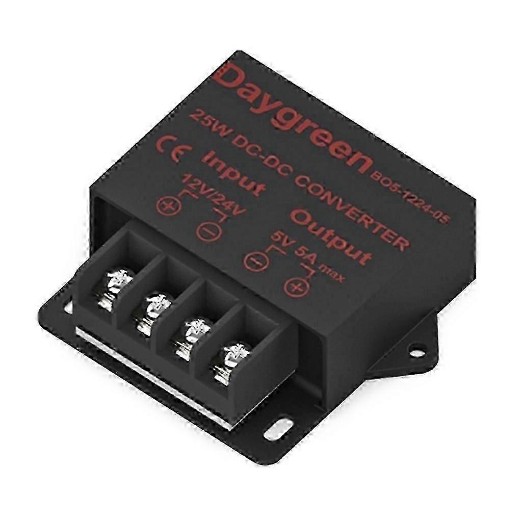 25W Step-down Module 12V 24V to 5V 5A DC-Converter Regulator Step Down Reducer
