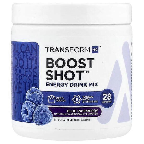 TransformHQ, Boost ShotÃ¢ÂÂ¢, Energy Drink Mix, Blue Raspberry, 5 oz (140 g)