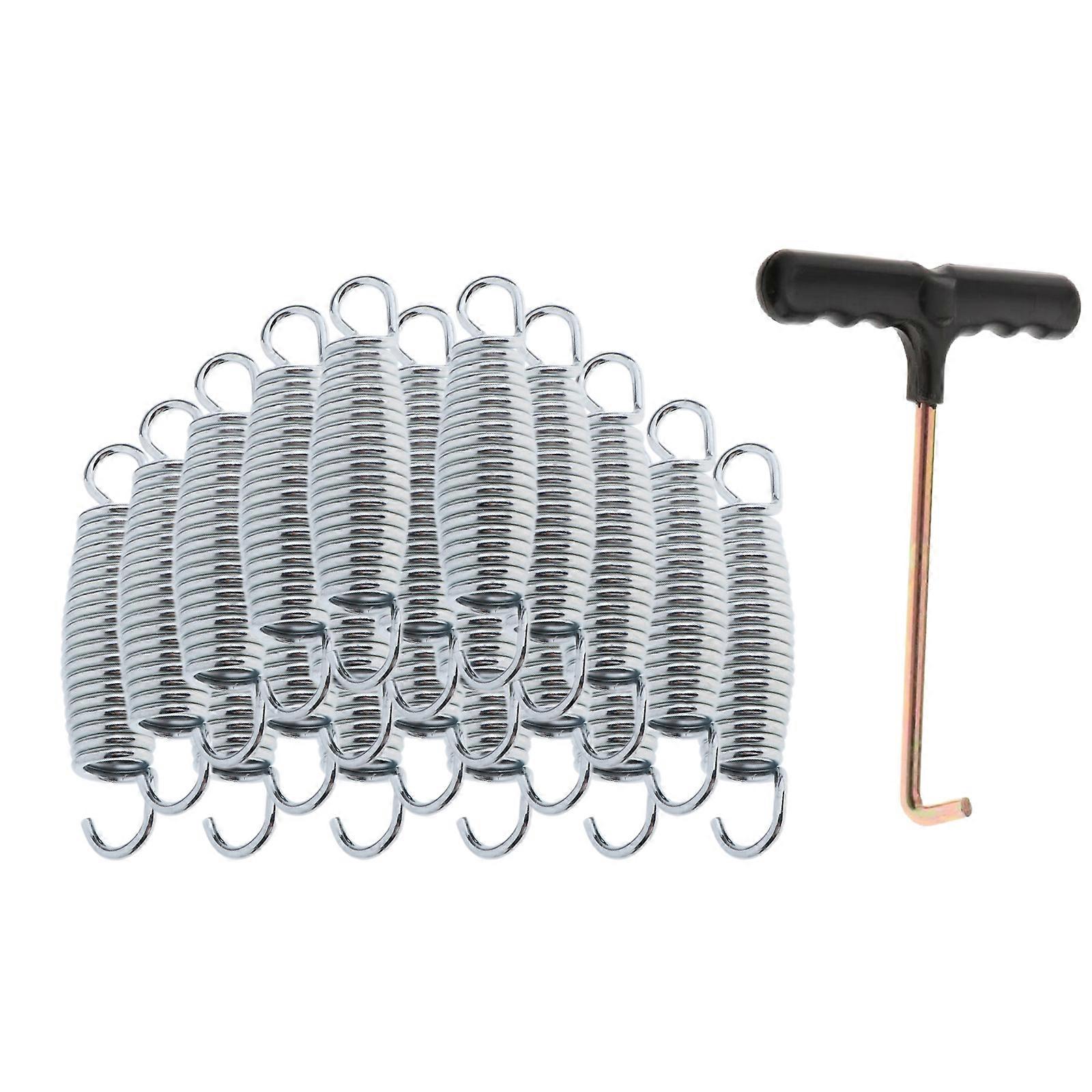 8-20 Pcs Trampoline Springs Trampoline Part Resistant High Quality Trampoline Hooks Universal Jumping Bed Spring Easy to Install