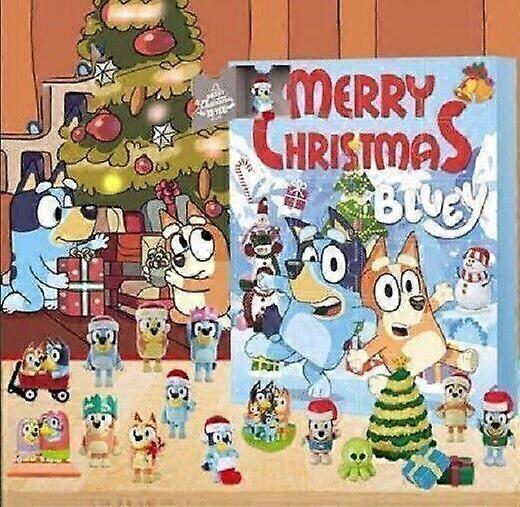 Advent Calendar Christmas 24 Days Countdown Blind Box Bluey Decorative Toys UK