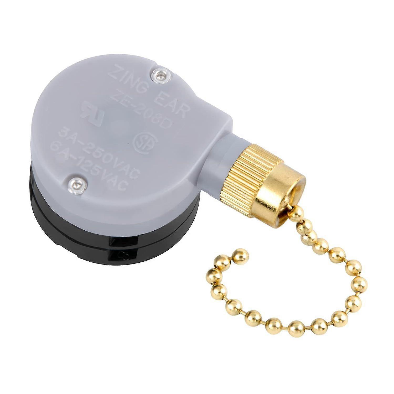 Ceiling Fan Switch ZE-208D, 3 Speed 5-8 Wire Ceiling Fan Replacement Parts