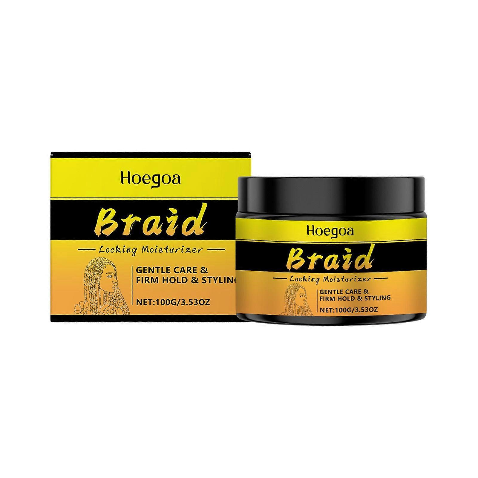 Hoegoa Moisturizing Styling Gel, Matte Lasting Fluffy Styling Moisturizing Fragrance Natural Styling Mud Hair Gel