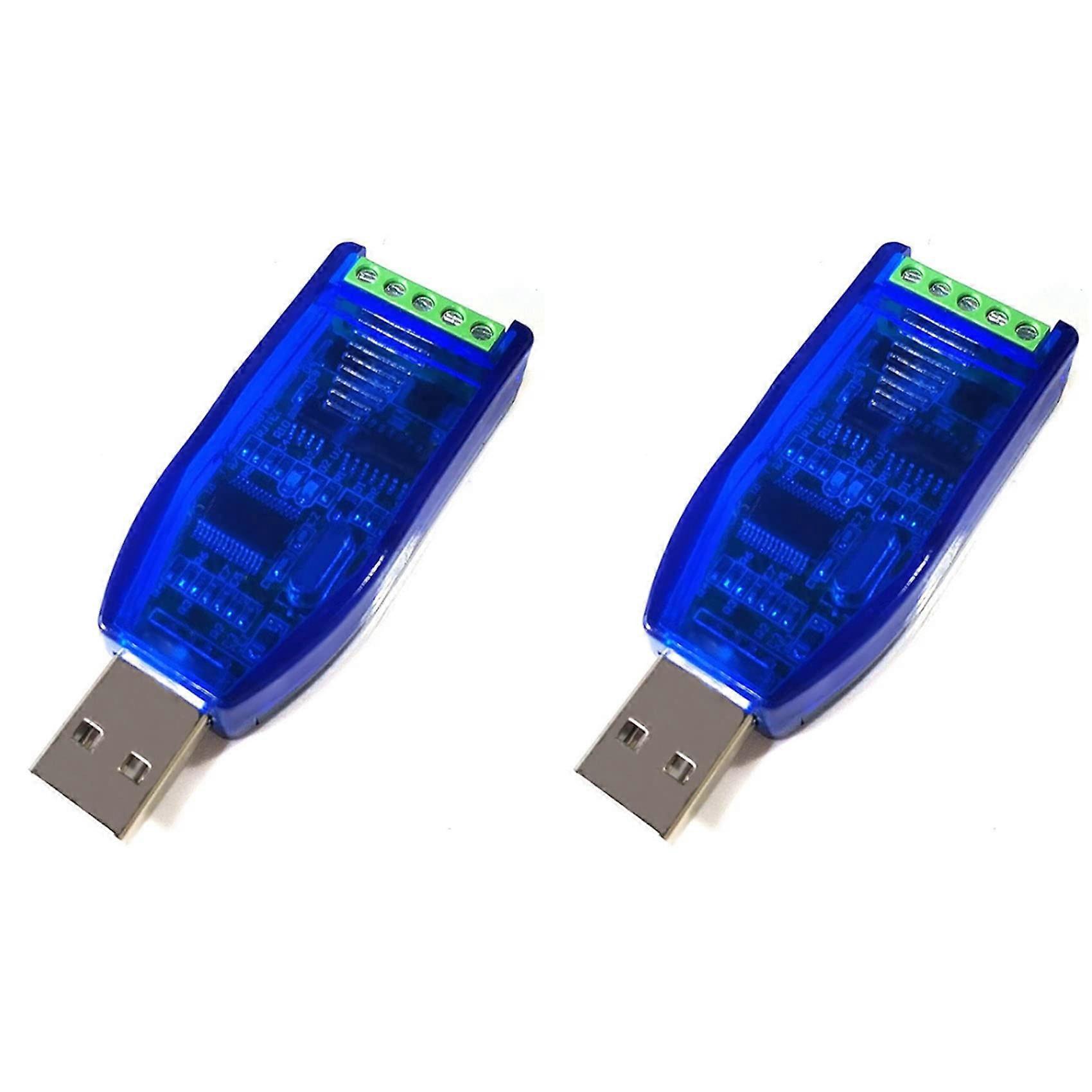 Industrial USB to RS485 RS232 Converter, 2X Pack, Upgrade Protection, RS485 Compatibility, V2.0 Standard