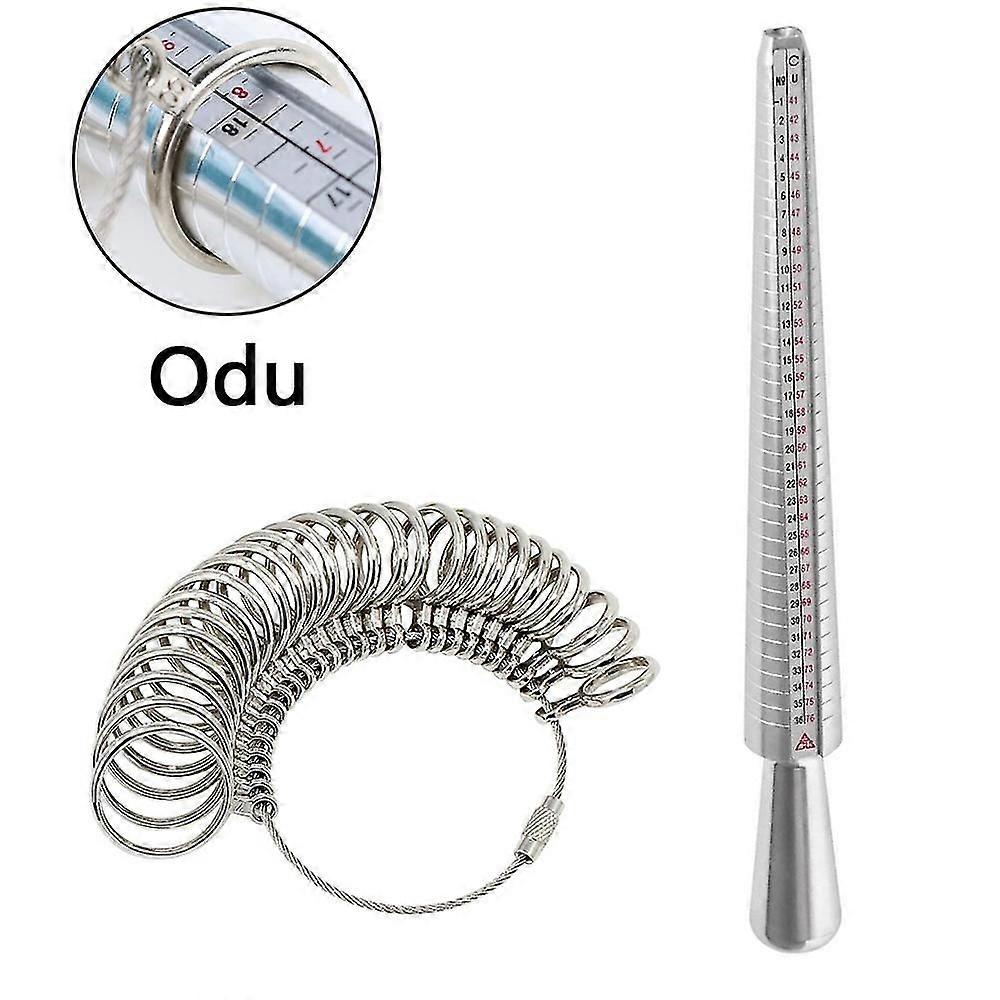 Ring Sizer Measurement Finger Ring Gauge Measurer/mandrel Silver Finger Sizer Ruler Finger Sizing To
