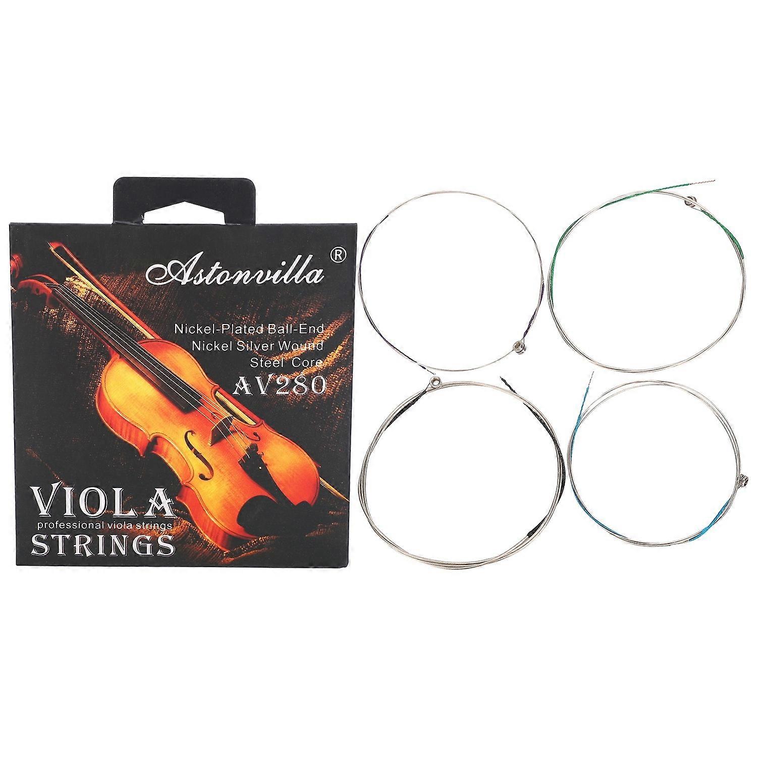 4 Pcs Set Universal Full Set Professional Viola Strings E A D G for 14"16" Violas