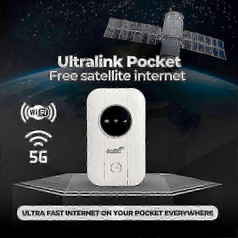 Portable Satellite WiFi Router, Unlimited Free Internet Anywhere, Ultra Link Freeu New Arrival