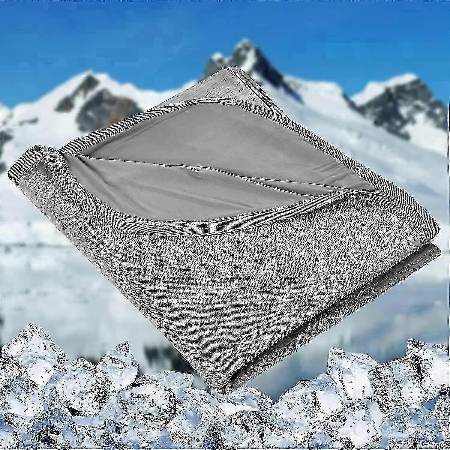 Cooling Blanket for Summer Nights with Japanese Arc-chill Q-max>045 Double-sided Feature, Lightweight & Soft Blanket for Night Sweats