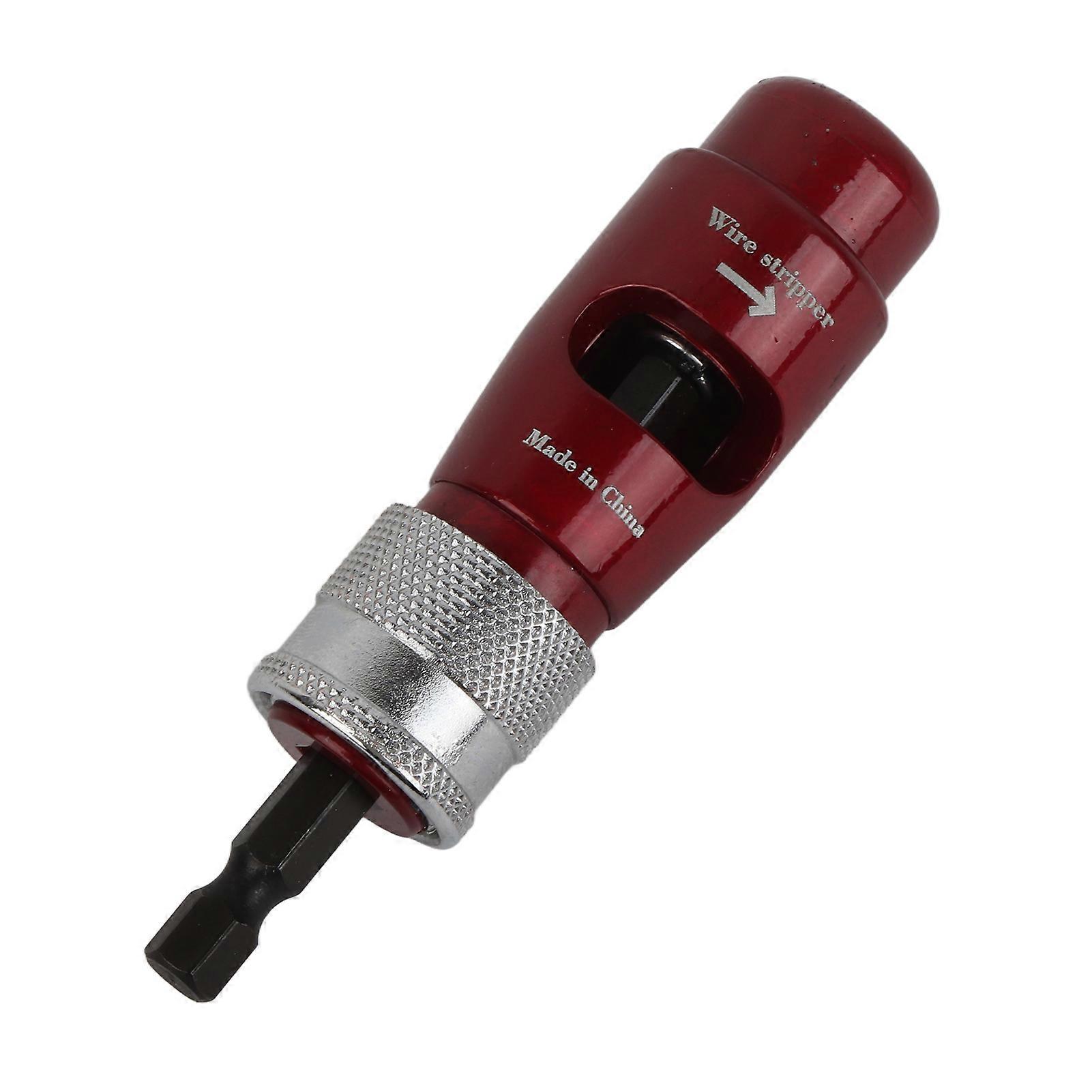 6 Square Cable Stripper Electrical Wire Stripping and Twisting Tool Aluminum Alloy Handheld Power Drill Stripper