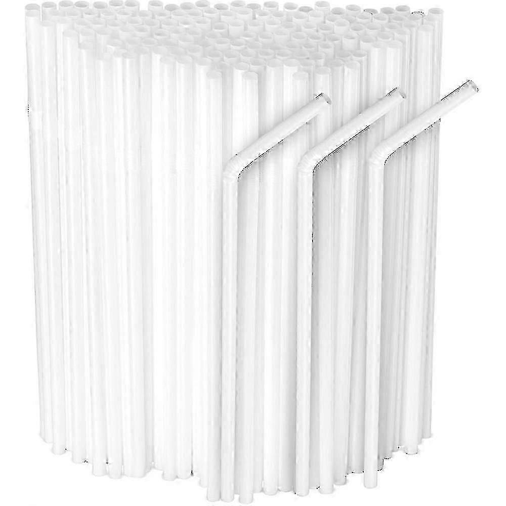 Colorful bendy straws for events 200pcs flexible extra long drinking