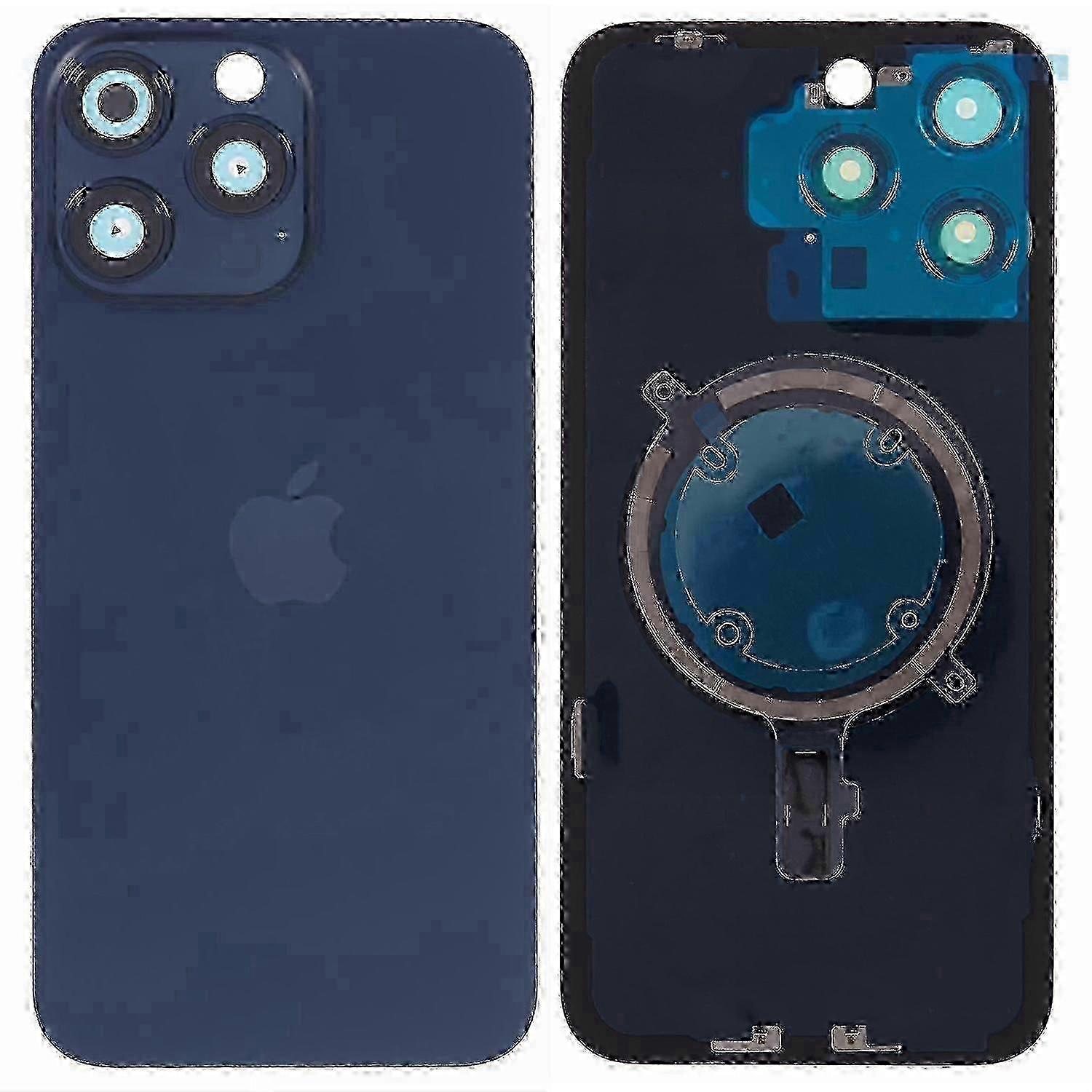 For Iphone 15 Pro Max Battery Housing With Bracket+camera Lens Cover Replacement Part b Db