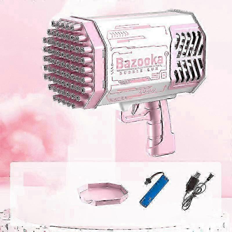 2024 New Bubble Machine Fully Automatic Bubble Rechargeable Lithium Battery With Colorful LED lights Outdoor Bubble Machine Gift