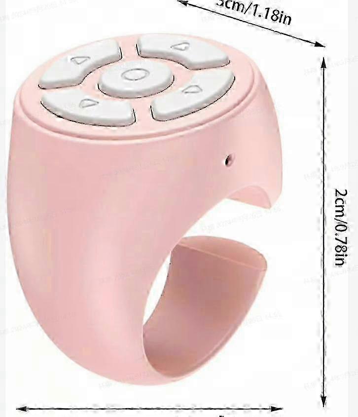 Fingertip Wireless Bluetooth Remote Control,Scrolling Remote Control Page Turner