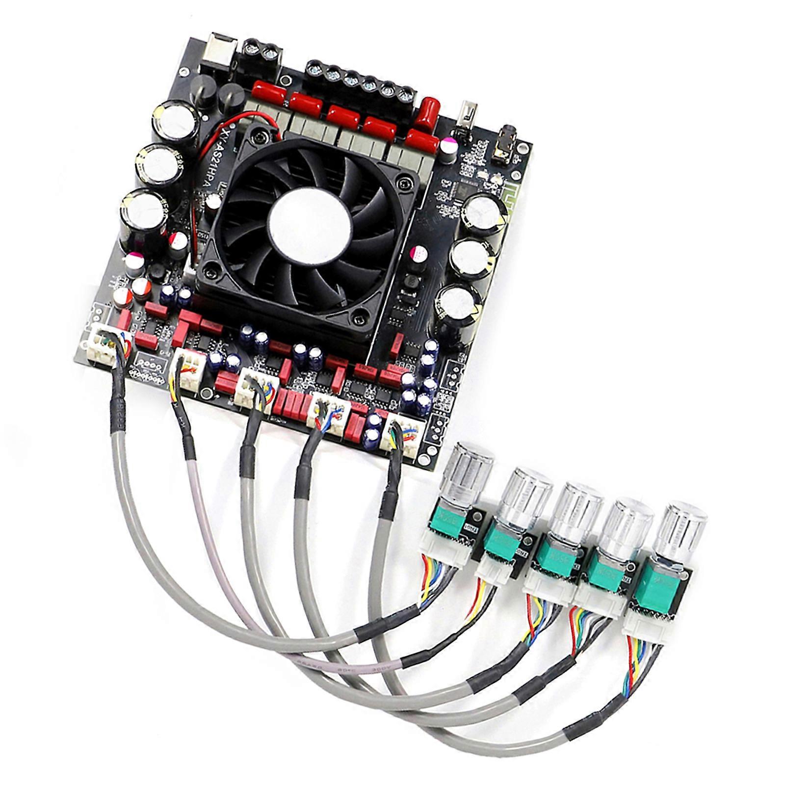 Wireless Enabled 2.1 Channel Amplifier 600W Power Suitable for Home Cinemas & Music Enthusiasts Outdoor Event Gatherings Multicolor