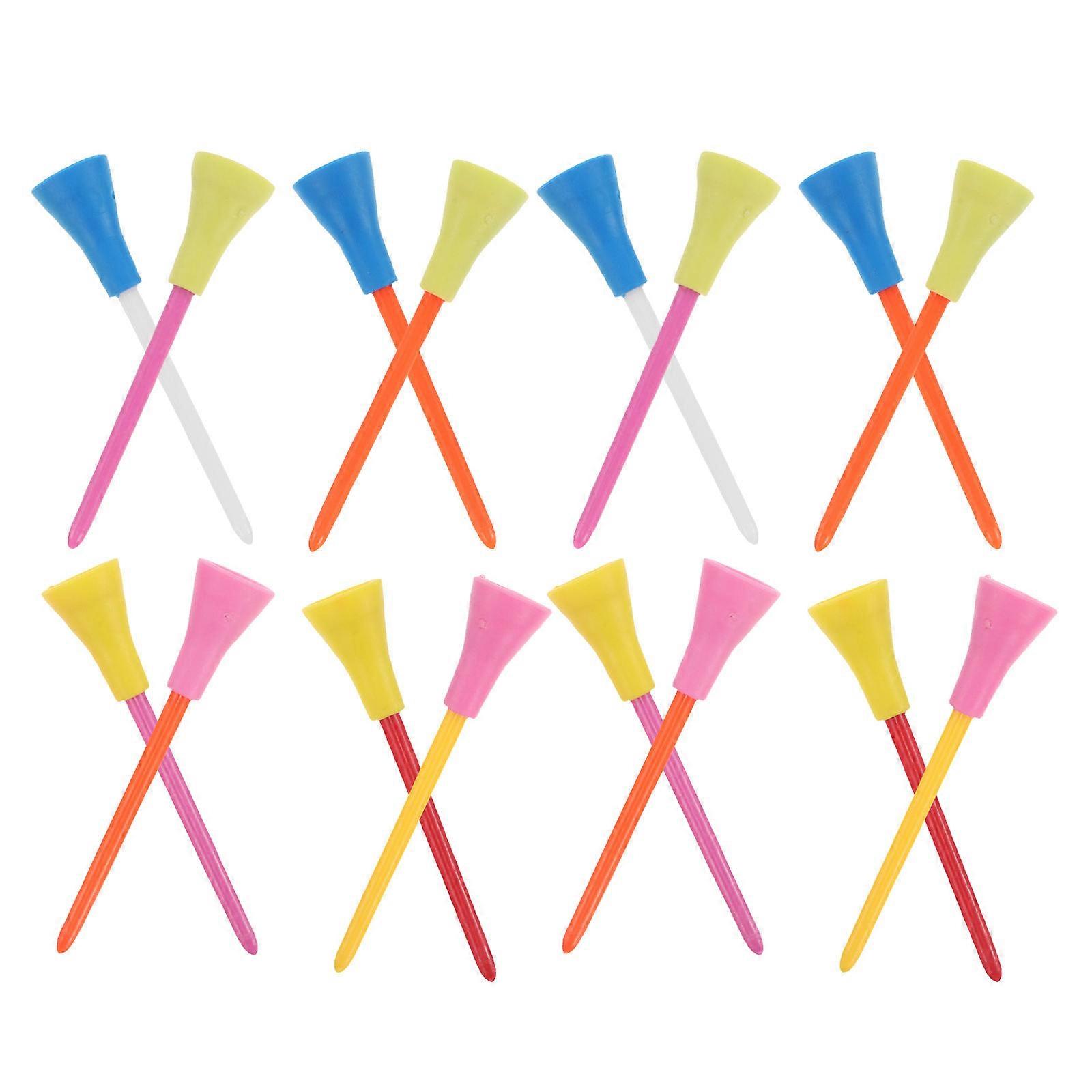 Golf Ball Tees for Beginners Stable Plastic Training 50Pcs Essential