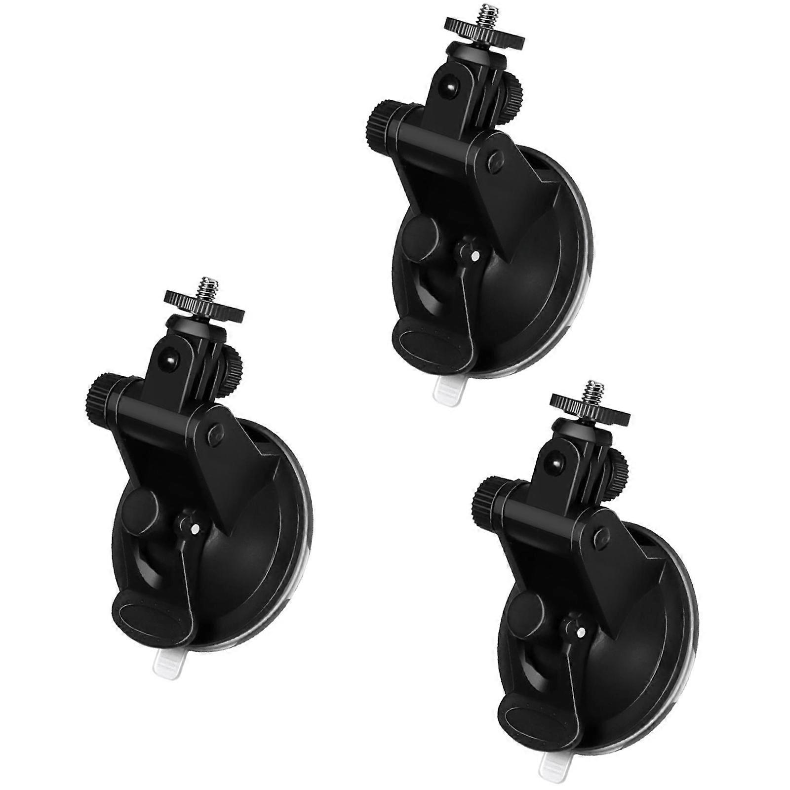 Secure Suction Camera Holder 180° Double Rotation Adjustment 1/4 Screw Base for Video Recording Live Streaming Homes Multicolor