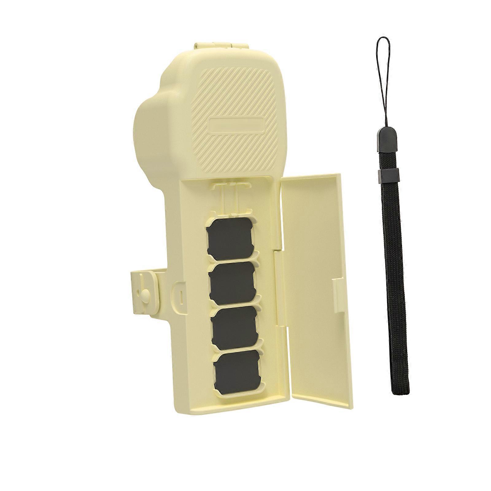 Effect Resistant Camera Case With Toss Top Cover Detachable Shoulder Belt And Loyal Magnetic Filter Compartment Multicolor