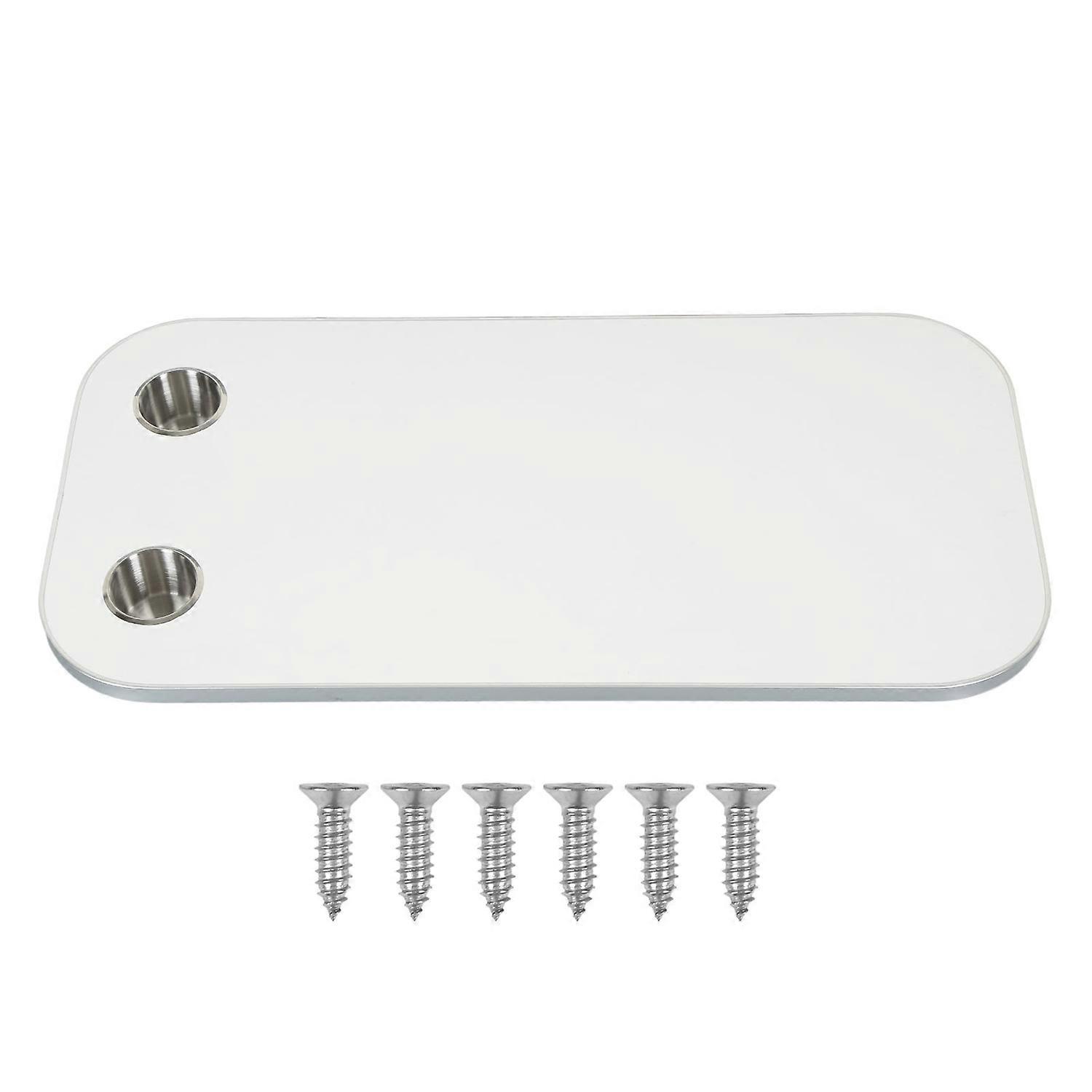 400x800mm Removable Rectangular Table Solid Wood RV Table Board with 2 Cup Holders for RV Yacht Cara