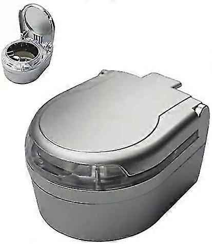 Posacenere per auto portatile con luce e coperchio a led blu