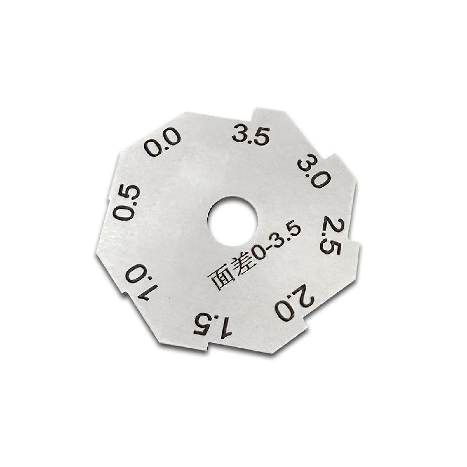 Accurate Steel Interstice Measurement Tool 0 3.5 mm Thickness Ranges Ergonomic Handle For Mechanical Engineerin Multicolor