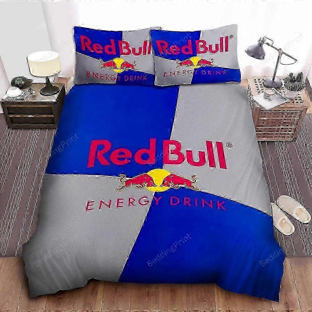 v5649 Lençóis Red Bull The Energy Drink Company Conjunto de Capa de Edredom Capa de Edredom Lençóis IU5649 z