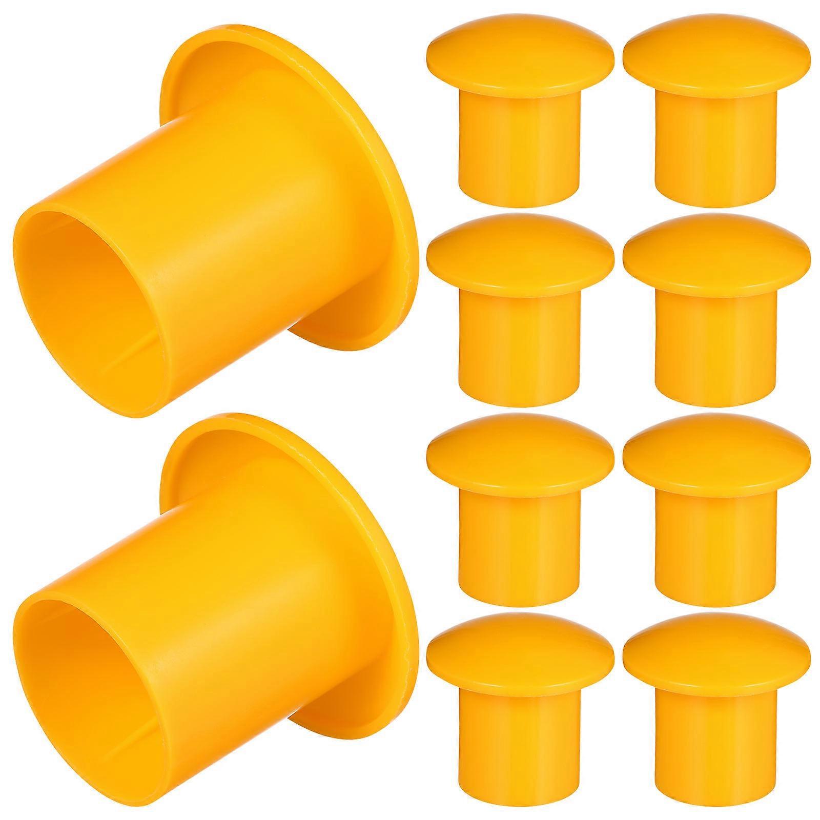 30 st. säkerhetskåpor för armering, plast, svampformade skydd för armering